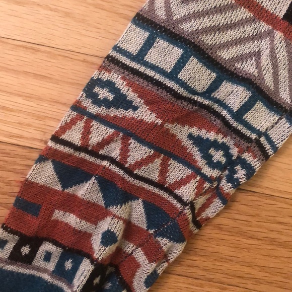Aztec pattern cascading Cardigan - Picture 2 of 3